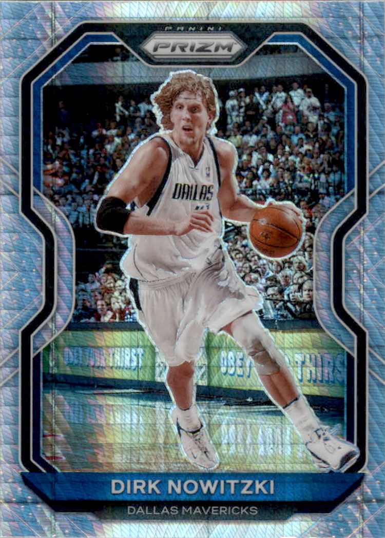 2020-21 Panini Prizm Prizms Hyper #180 Dirk Nowitzki