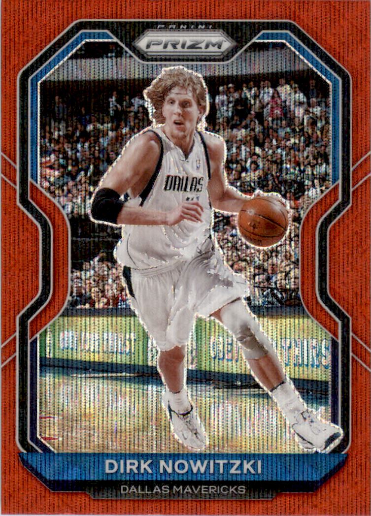2020-21 Panini Prizm Prizms Ruby Wave #180 Dirk Nowitzki