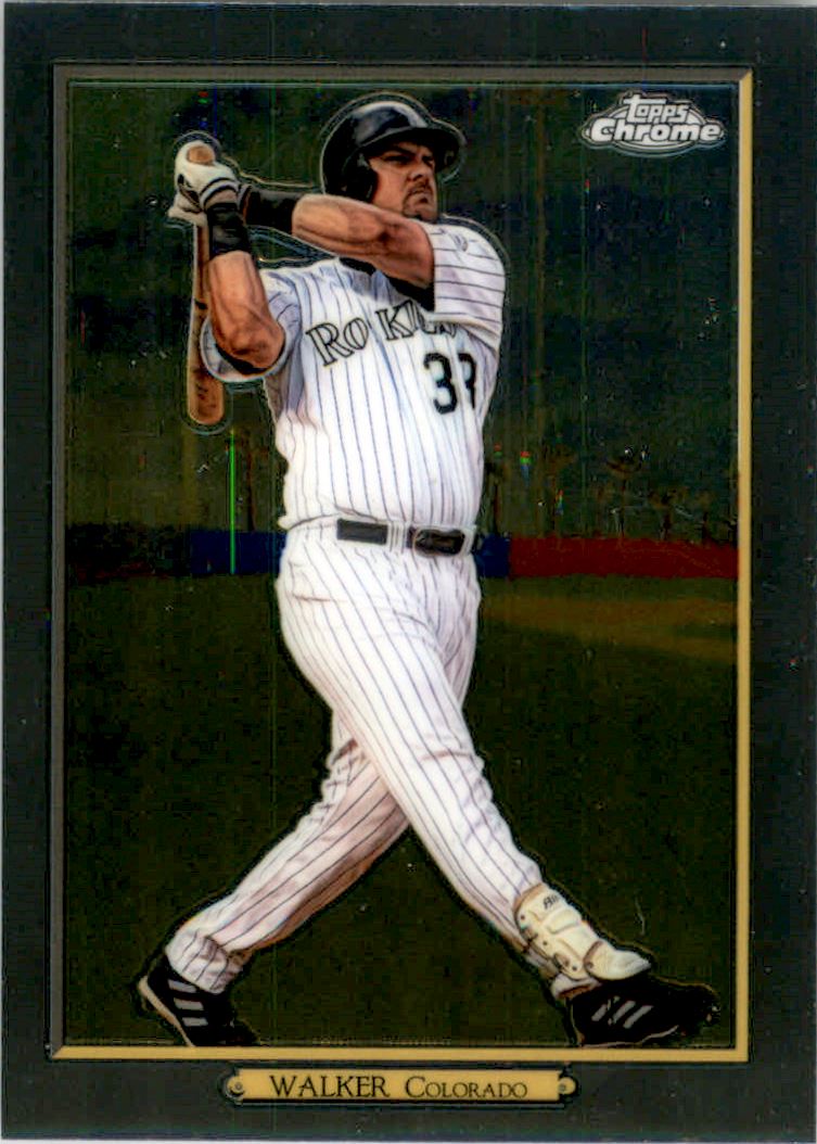 2020 Topps Update Turkey Red '20 Chrome #TRC47 Larry Walker