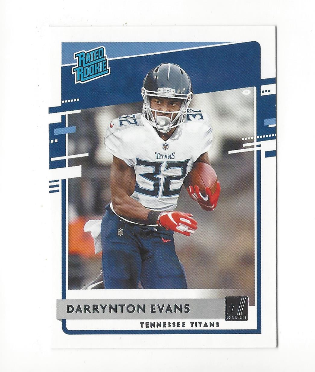 2020 Donruss #333 Darrynton Evans RR RC