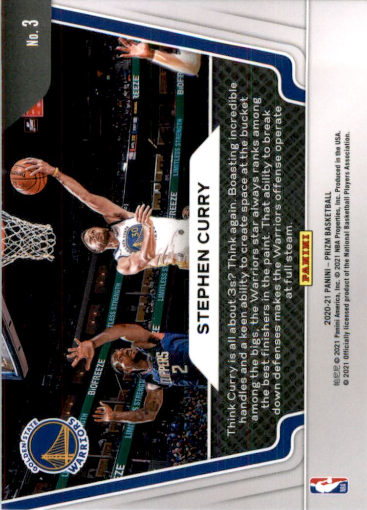2020-21 Panini Prizm Widescreen #3 Stephen Curry