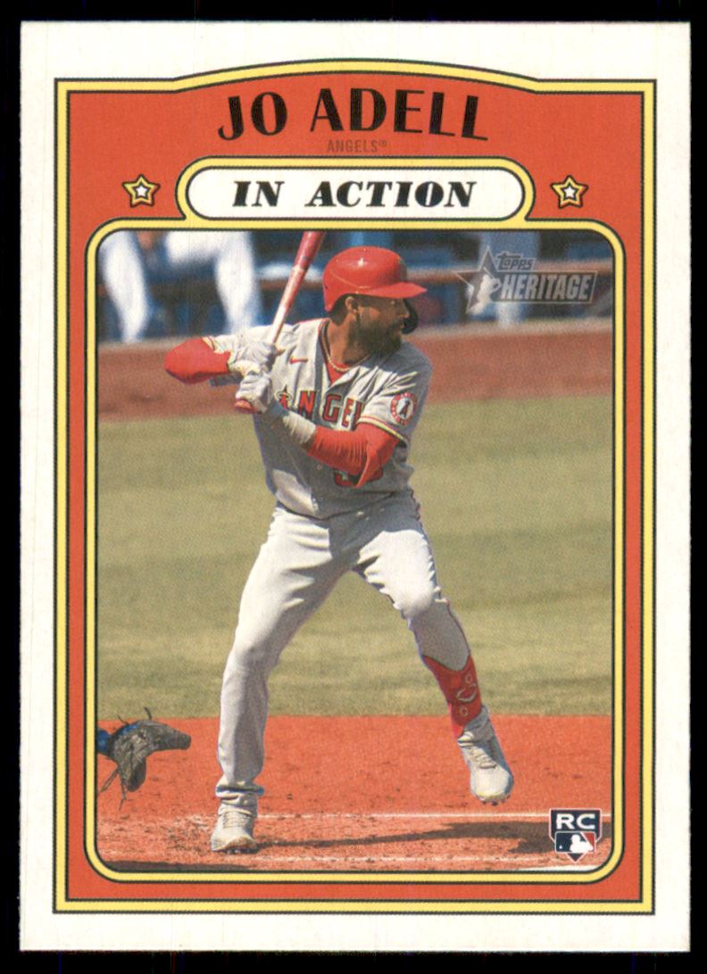 Ty Buttrey 2021 Topps Heritage #4 Los Angeles Angels Baseball Card