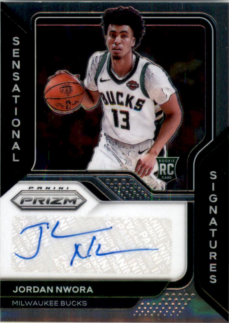 2020-21 Panini Prizm Sensational Signatures #97 Jordan Nwora - NM-MT