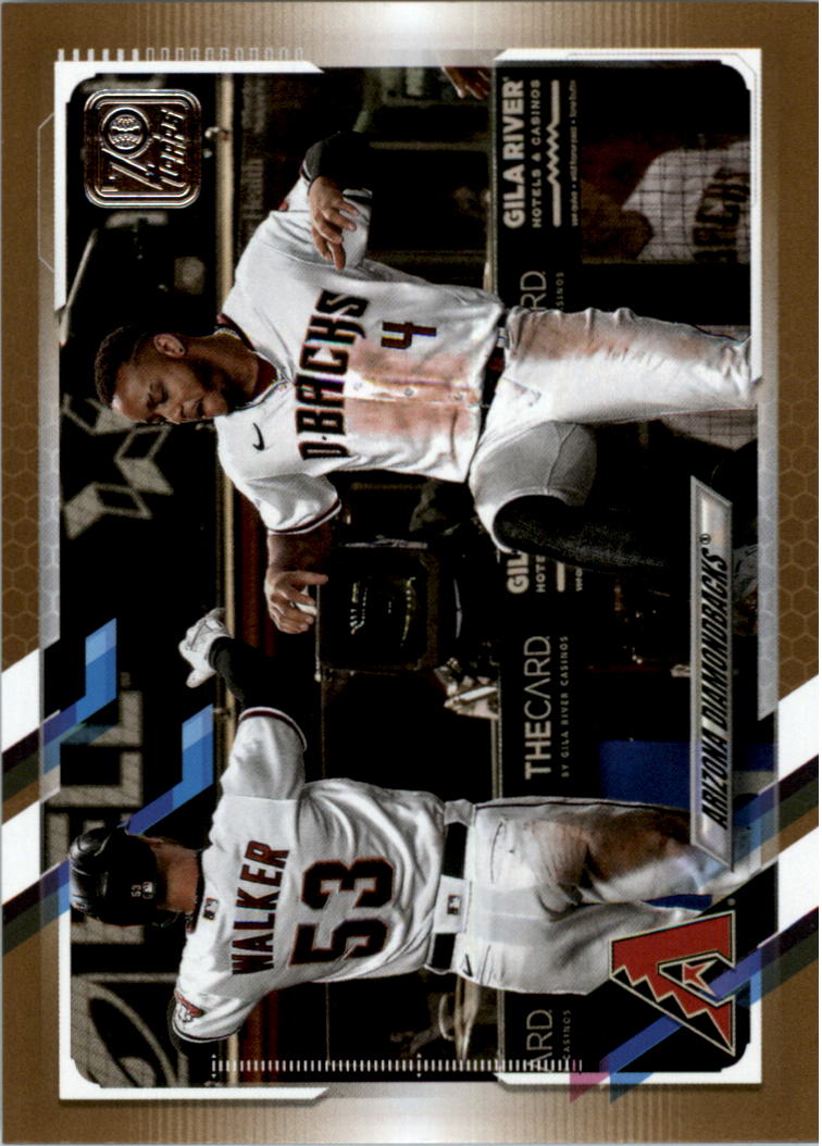 2021 Topps Gold #287 Arizona Diamondbacks TC - /2021 - NM-MT