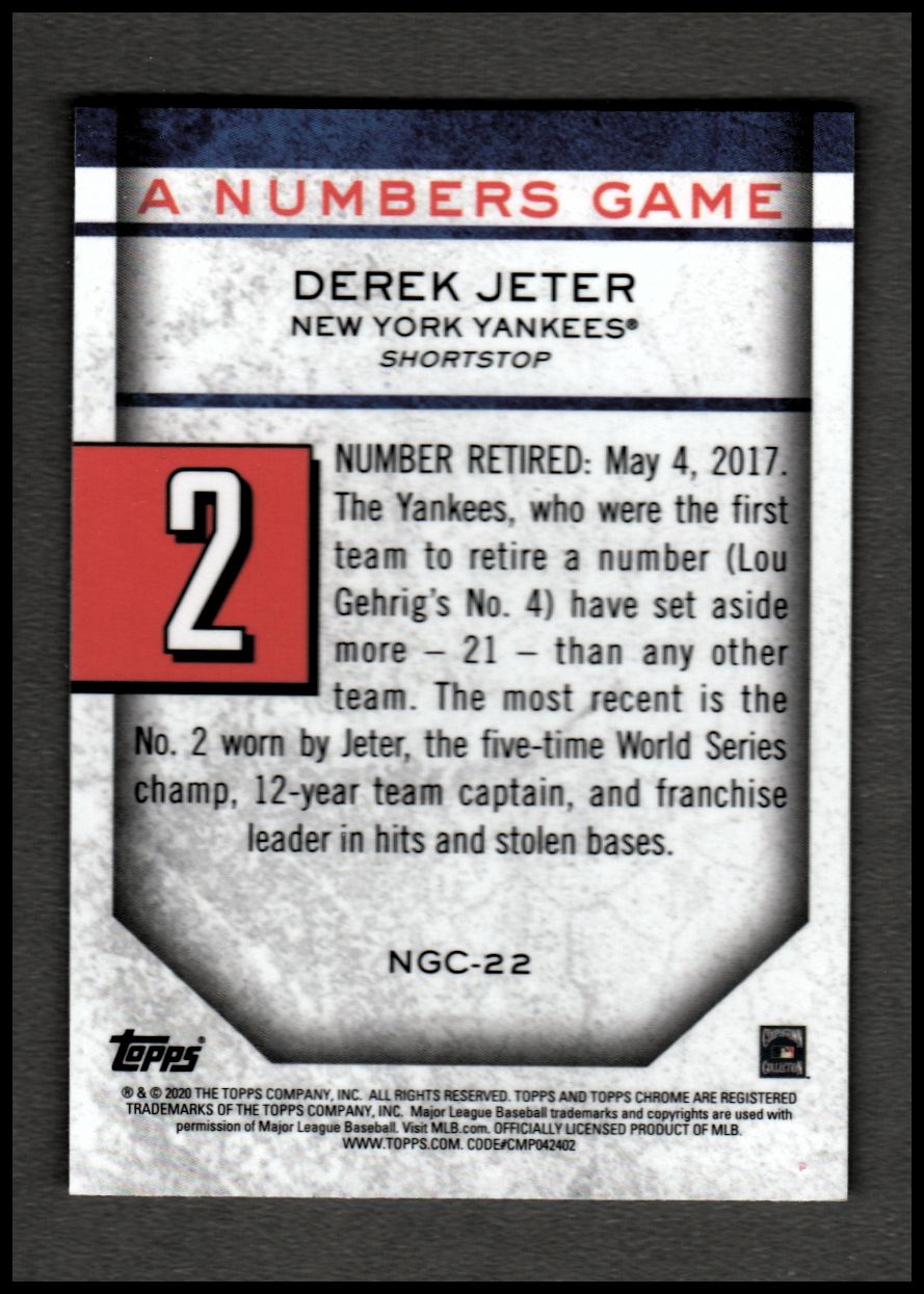 2020 Topps Chrome Update A Numbers Game YOU PICK - Picture 27 of 33