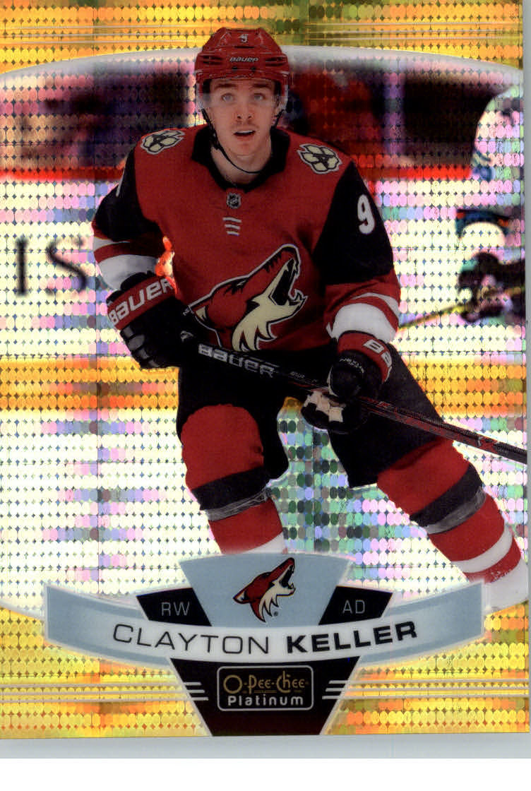 2019-20 O-Pee-Chee Platinum Seismic Gold #127 Clayton Keller