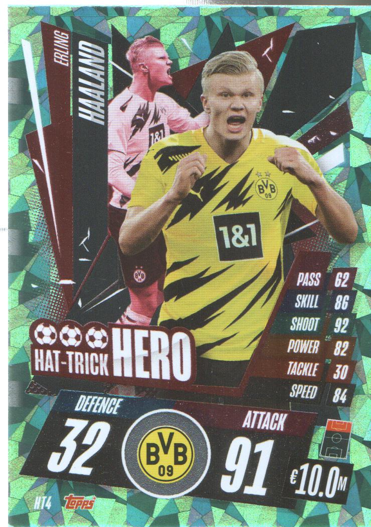 2020-21 Topps Match Attax UEFA Champ. League Soccer Cards Hat Trick Heroes: Pick - Picture 4 of 5