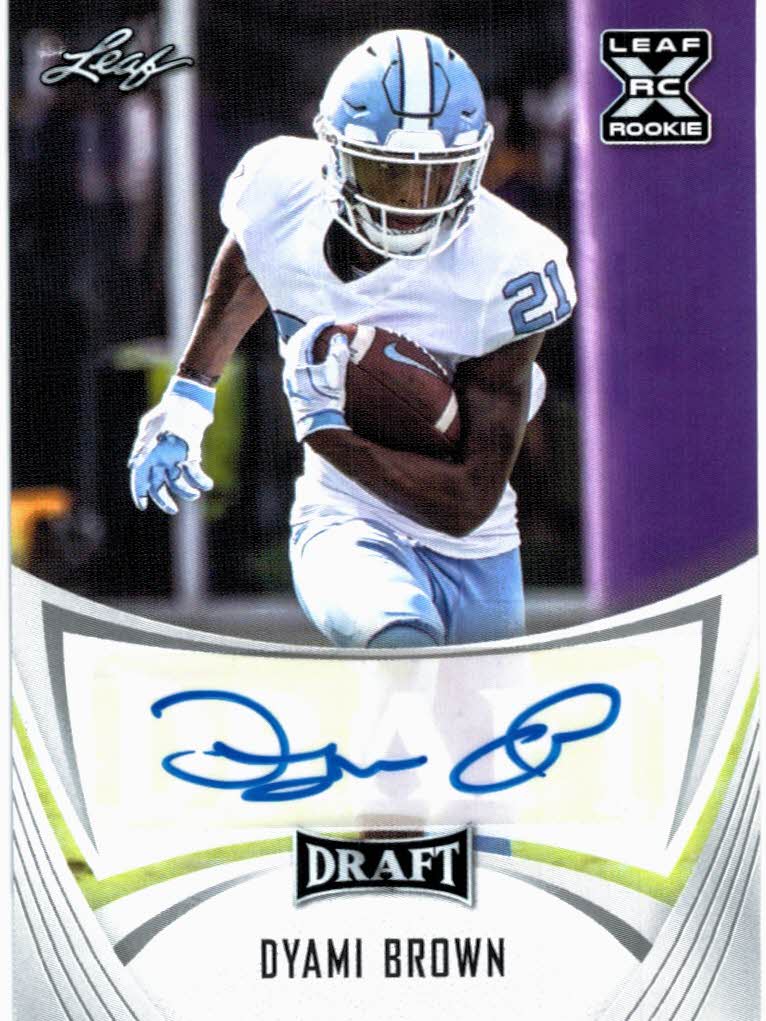 2021 Leaf Draft Rookie Olaijah Griffin AUTO Buffalo Bills