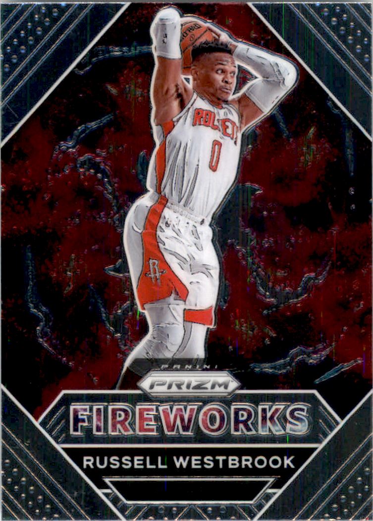 2020-21 Panini Prizm Fireworks #17 Russell Westbrook