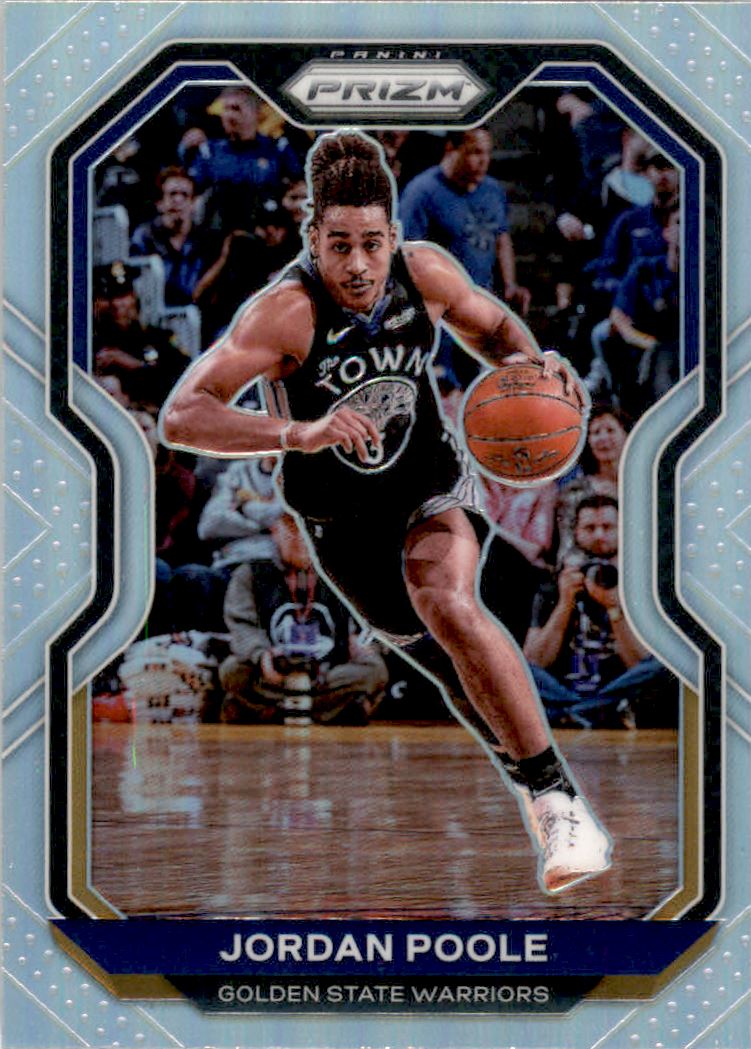 2020-21 Panini Prizm Prizms Silver #147 Jordan Poole