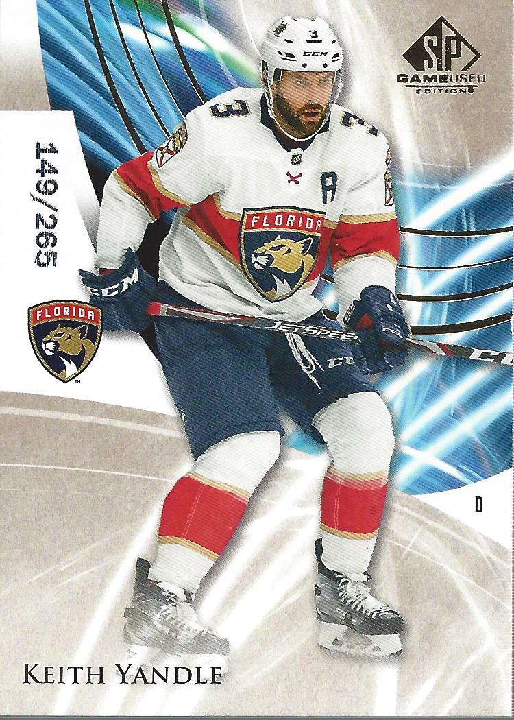 2020-21 SP Game Used Golden Burst #84 Keith Yandle