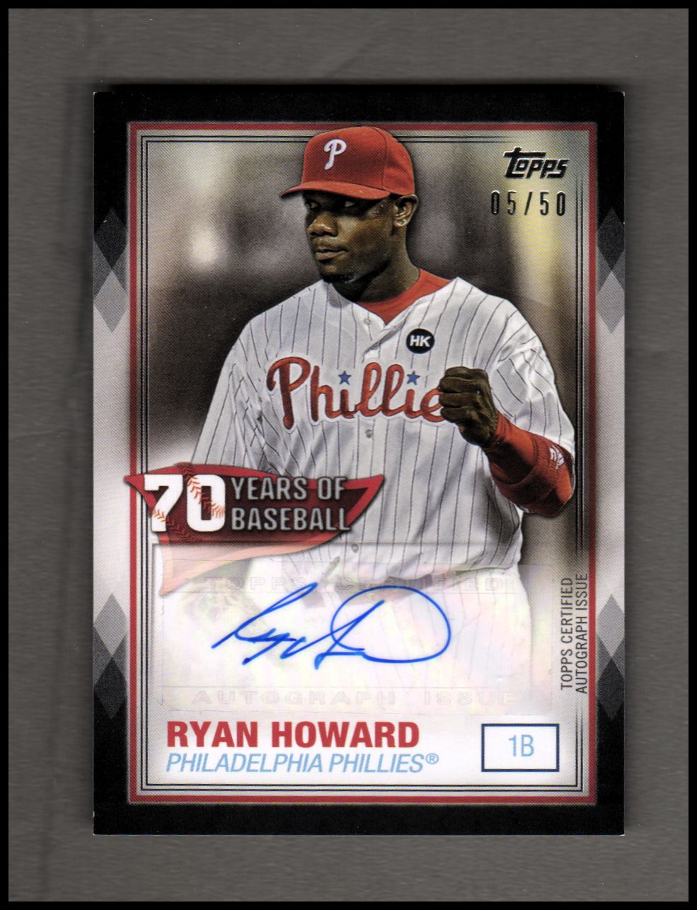 Philadelphia Phillies Ryan Howard Signed Photos, Collectible Ryan Howard  Signed Photos