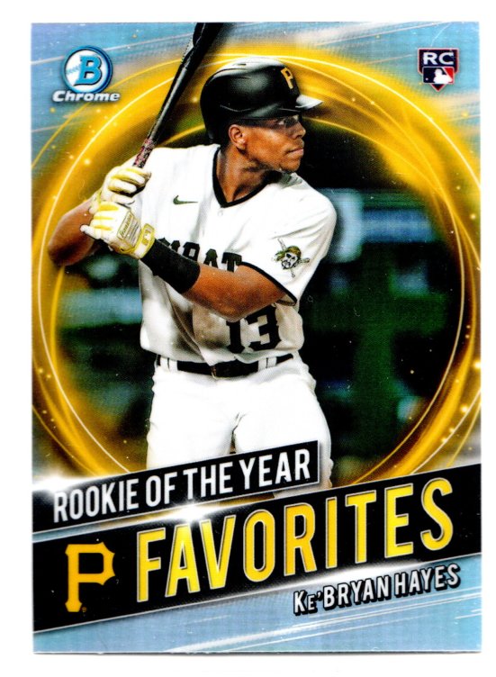 2021 Topps Heritage #98 Ke'Bryan Hayes In Action NM-MT RC Rookie Pittsburgh  Pirates Baseball