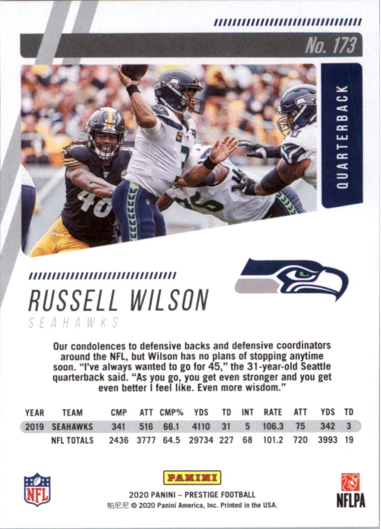 2020 Prestige Football Card Pick 101-330 - Bild 147 von 419