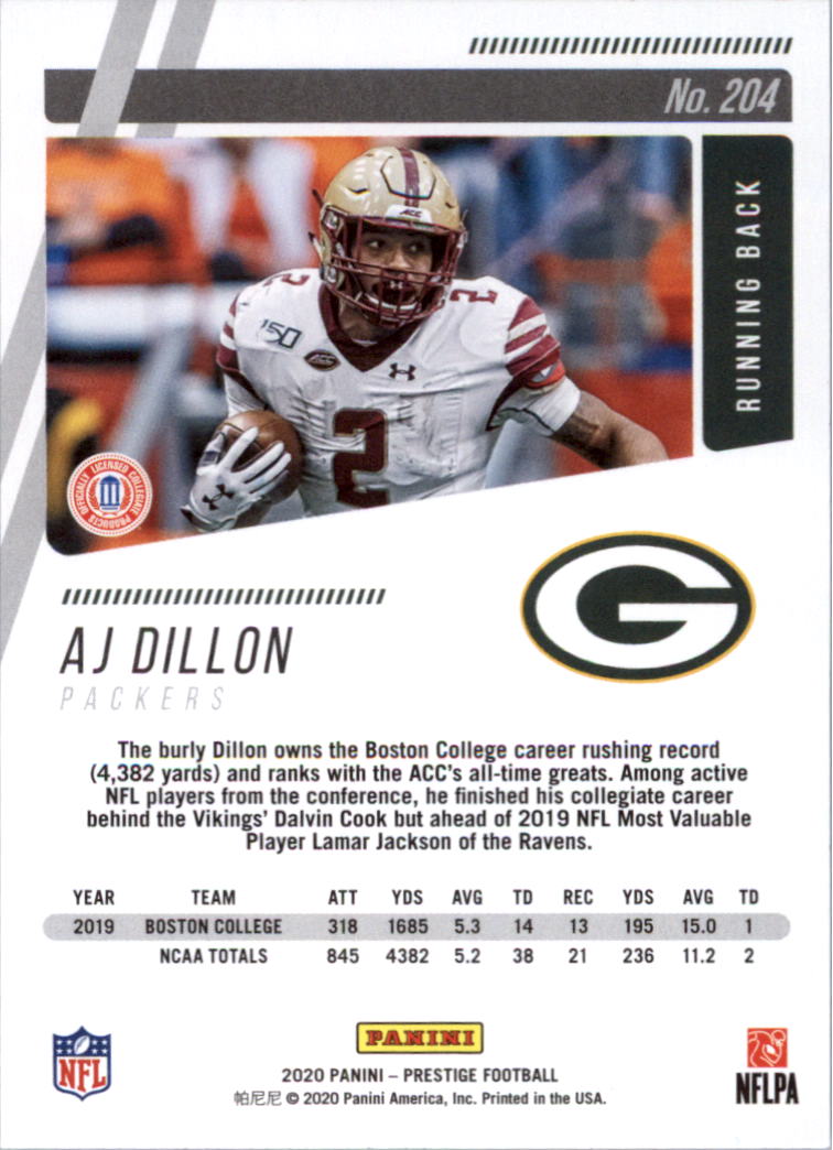 2020 Prestige Football Card Pick 101-330 - Bild 209 von 419