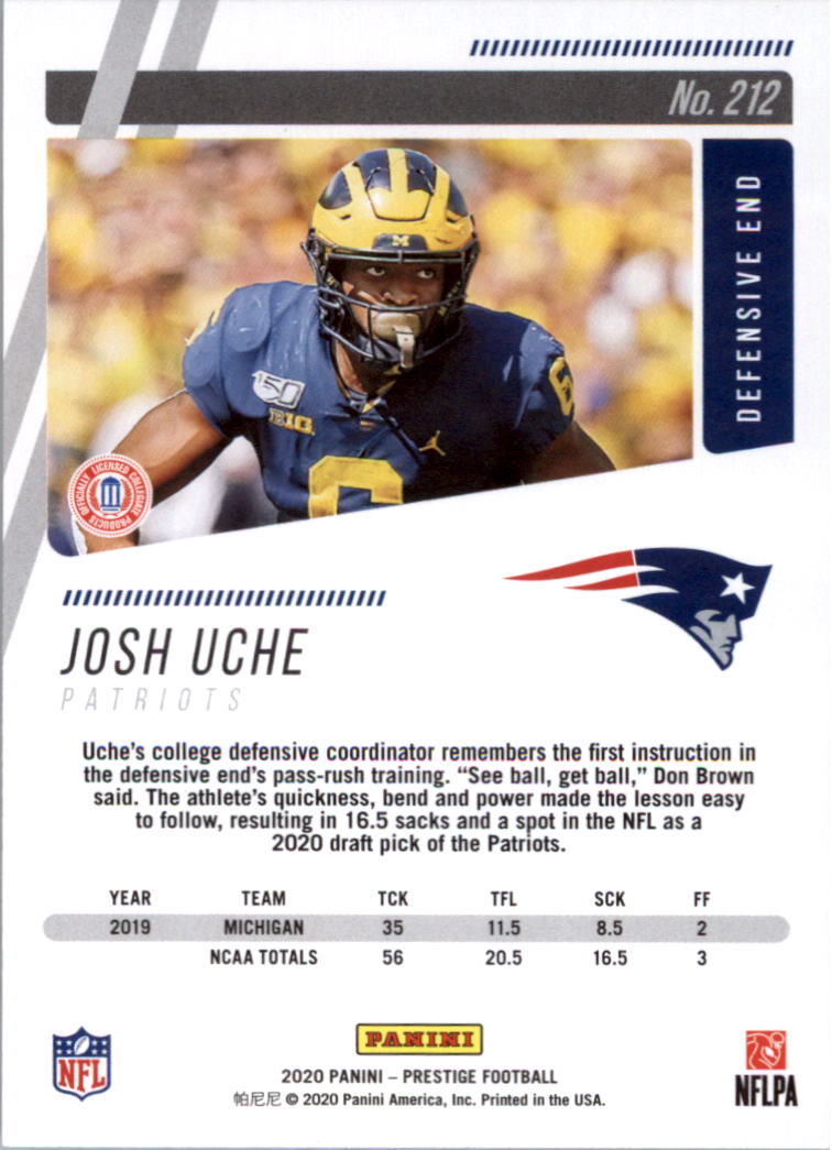 2020 Prestige Football Card Pick 101-330 - Bild 221 von 419