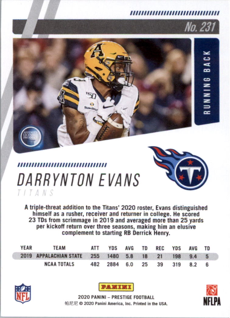 2020 Prestige Football Card Pick 101-330 - Bild 253 von 419