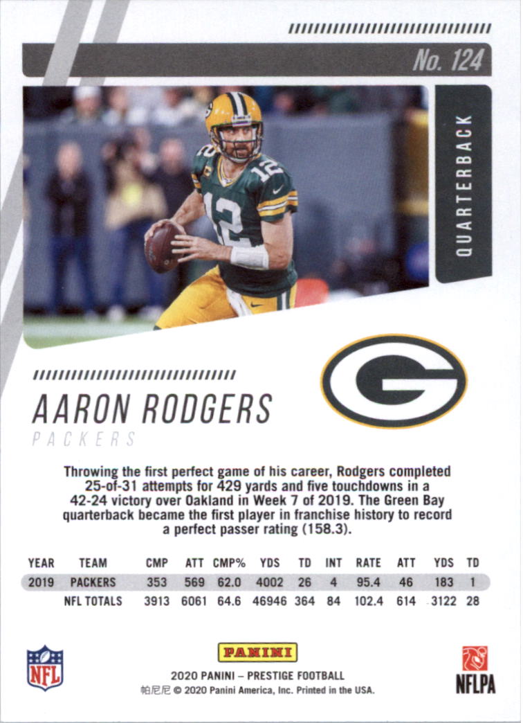 2020 Prestige Football Card Pick 101-330 - Bild 49 von 419
