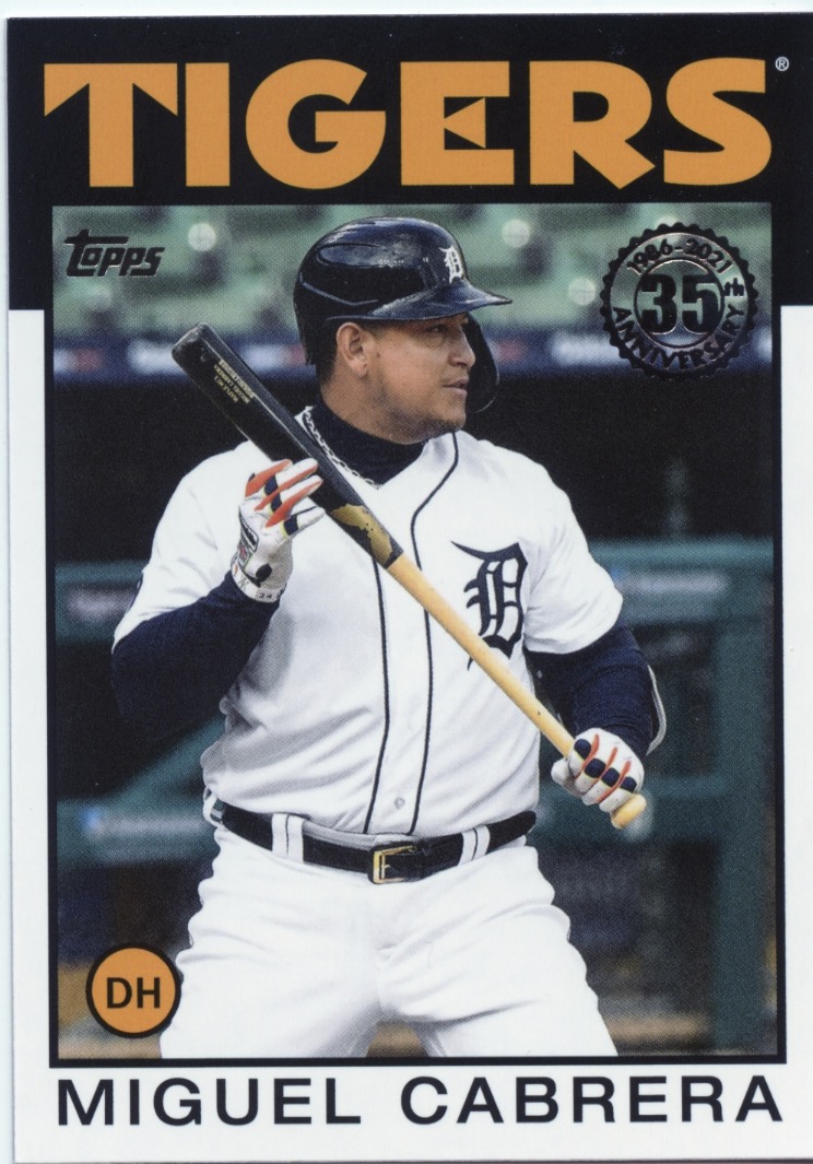 2021 Topps '86 Topps #86B26 Miguel Cabrera