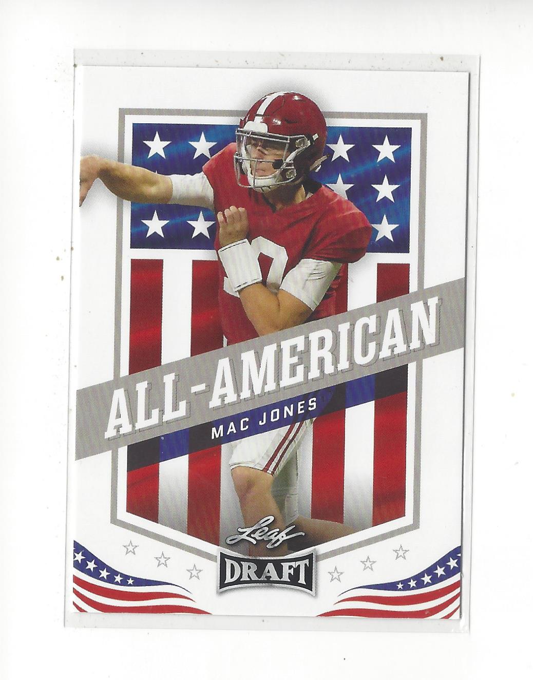 2021 Leaf Draft #46 Mac Jones AA