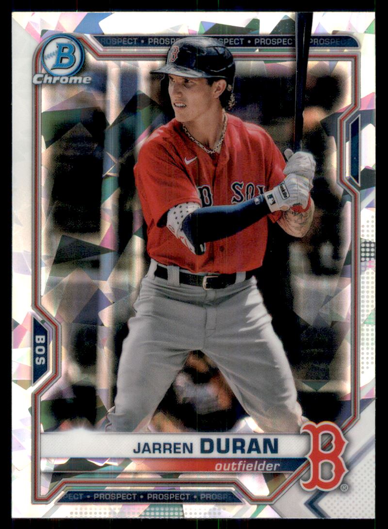 2021 Bowman Chrome Prospects Atomic Refractors #BCP135 Jarren Duran