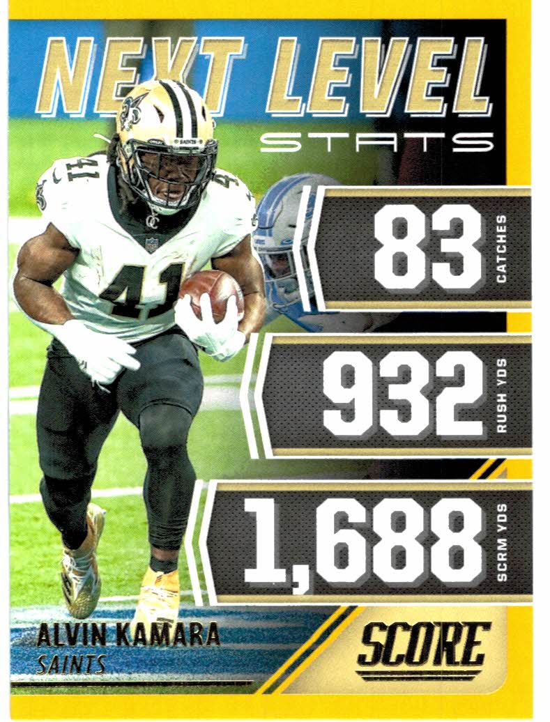 : 2021 Donruss #94 Alvin Kamara New Orleans Saints NFL