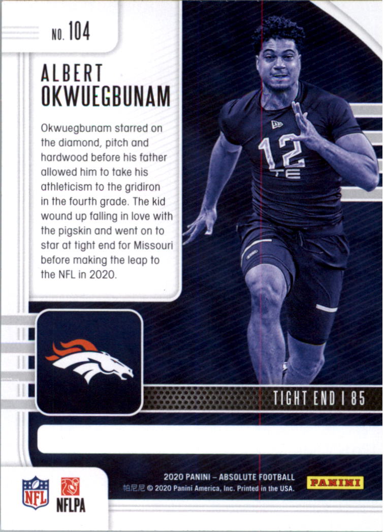 2020 Absolute Retail Football Card Pick (Inserts)