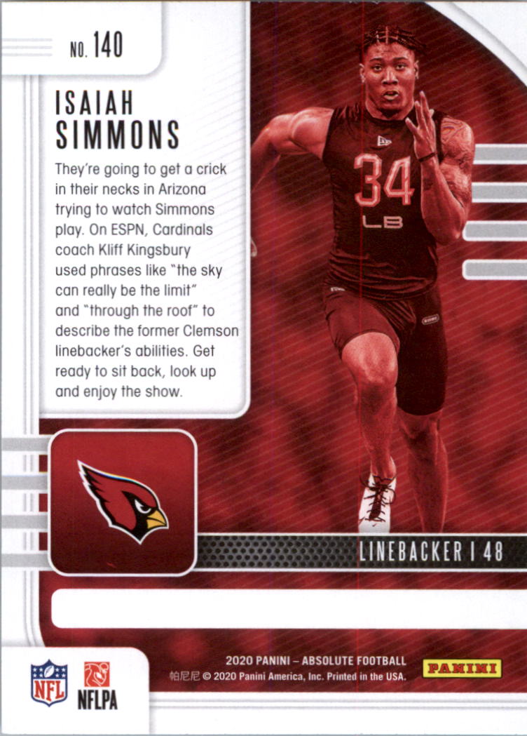 2020 Absolute Retail Football Card Pick (Inserts)