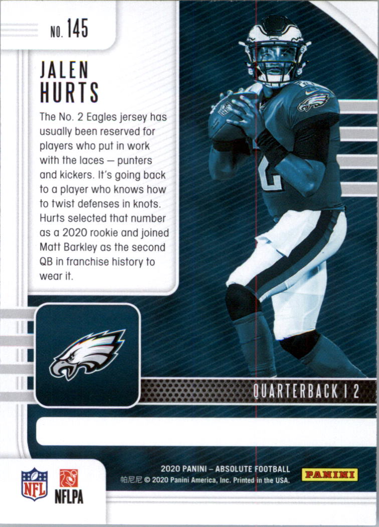 2020 Absolute Retail Football Card Pick (Inserts)