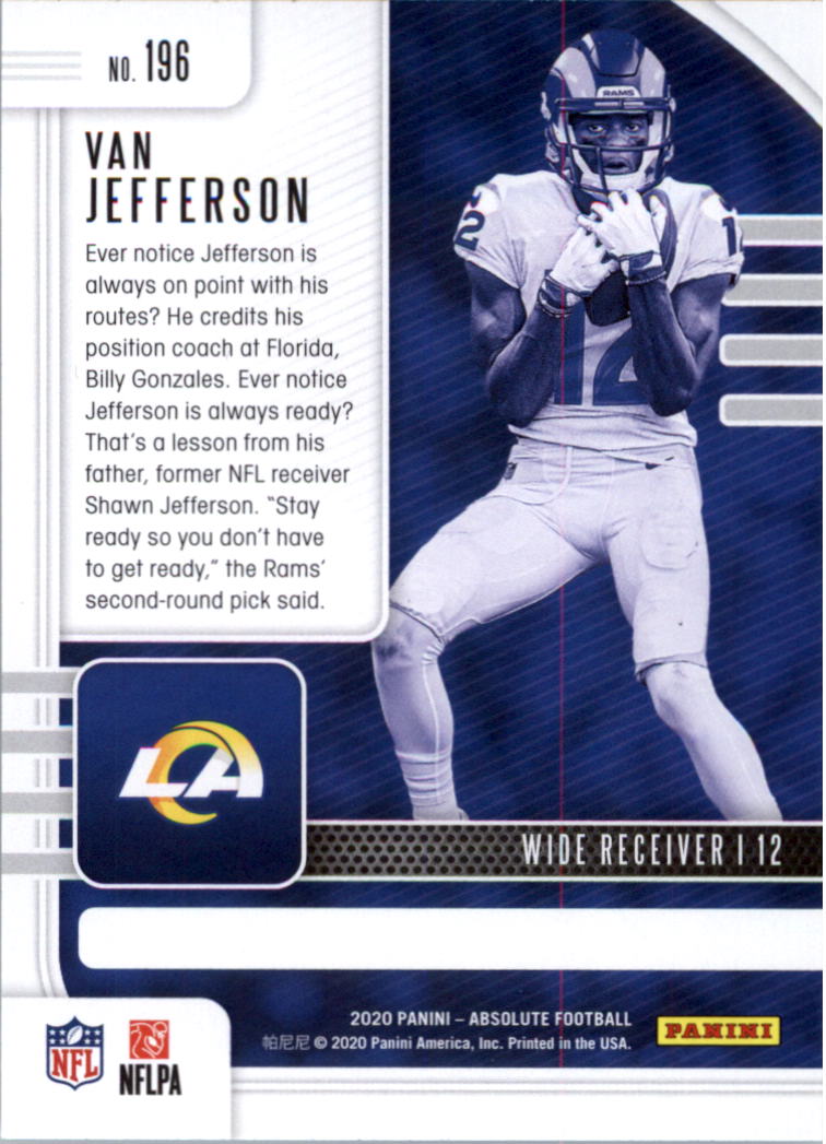 2020 Absolute Retail Football Card Pick (Inserts)