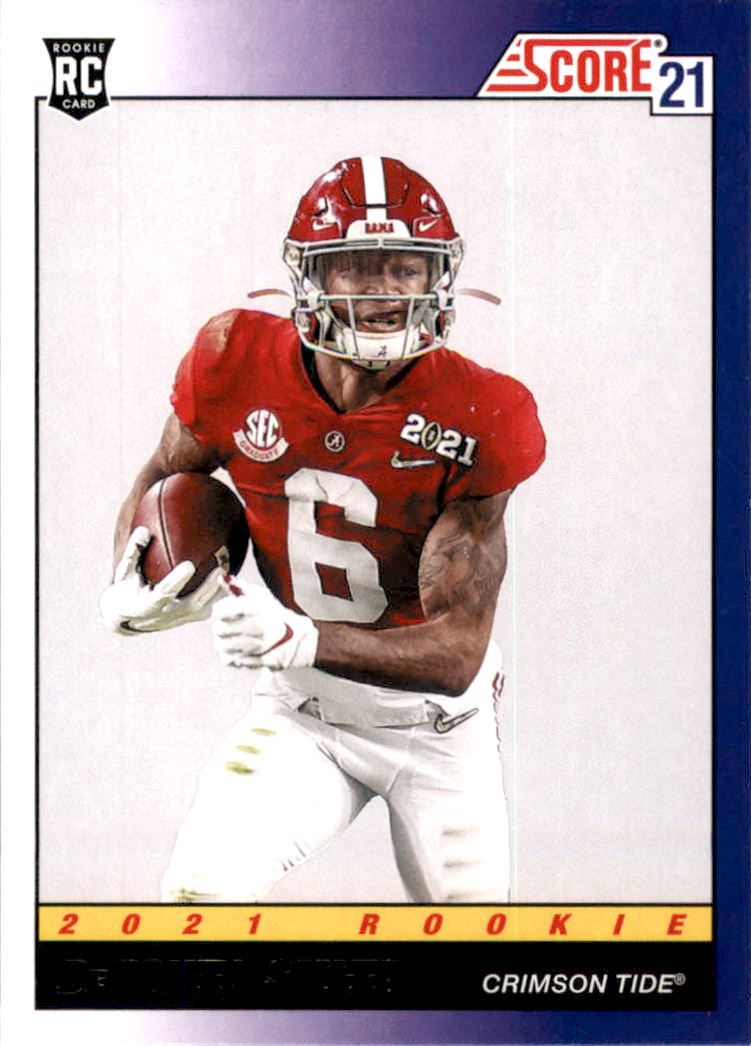 2021 Score '91 Throwback Rookies #4 DeVonta Smith