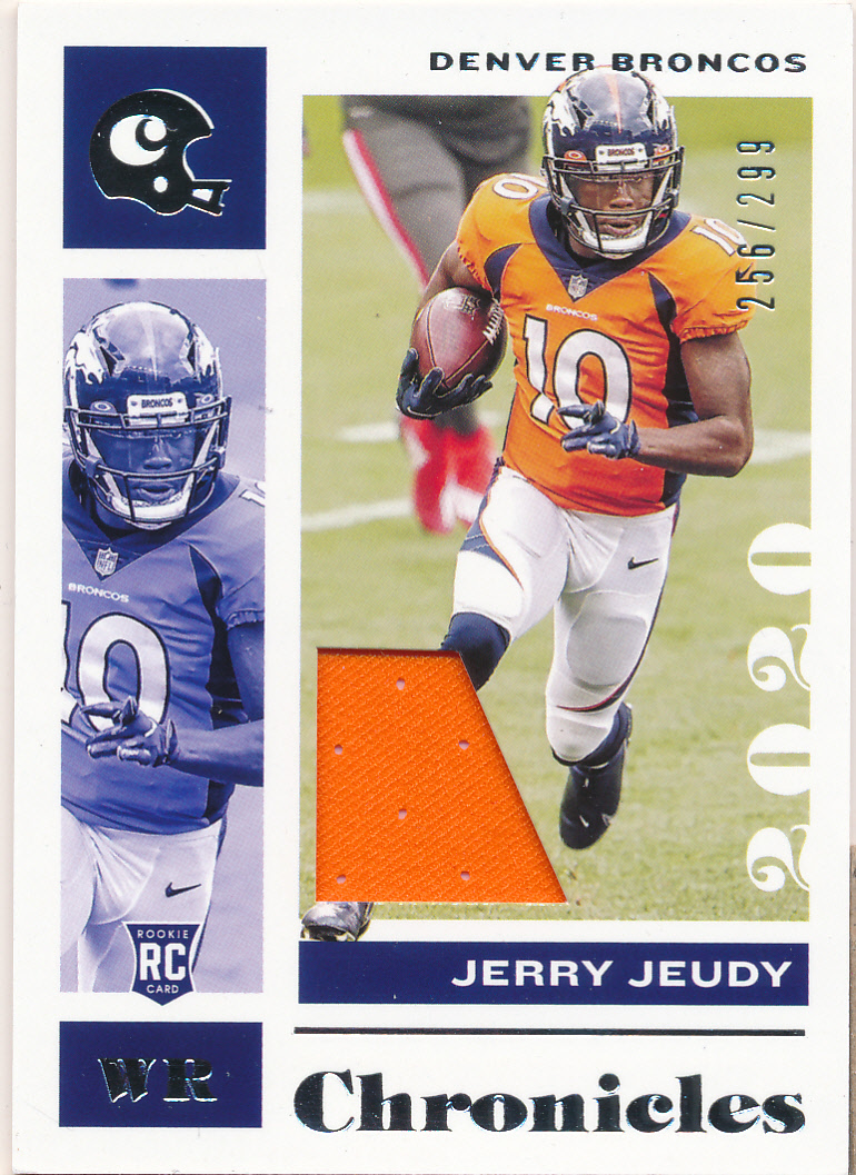 Jerry Jeudy 2020 PANINI ABSOLUTE ROOKIE MATERIALS RC JSY #7