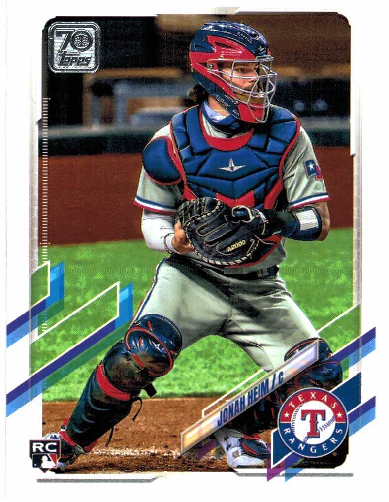 jonah heim Texas Rangers RC Heritage Card # 620.