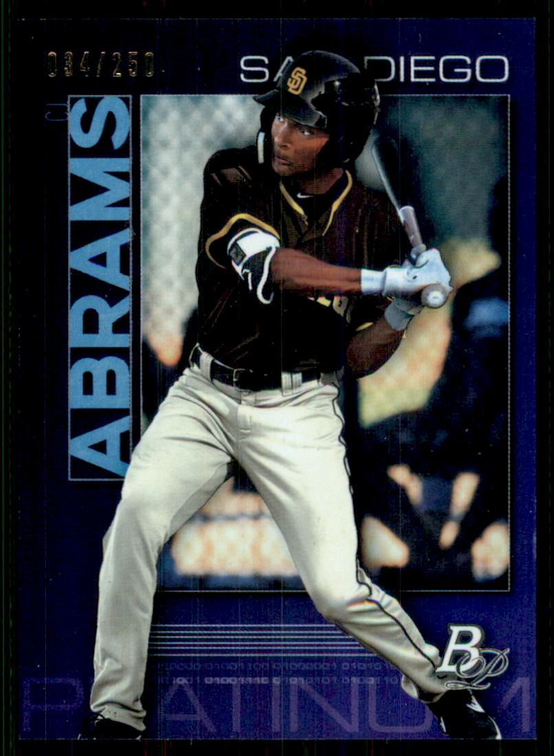 2020 Bowman Platinum Top Prospects Purple #TOP10 CJ Abrams