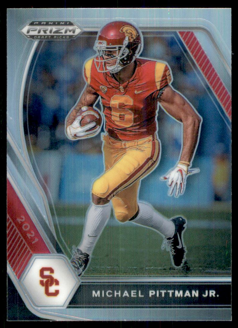 2021 Panini Prizm Draft Picks Prizms Silver #73 Michael Pittman Jr.