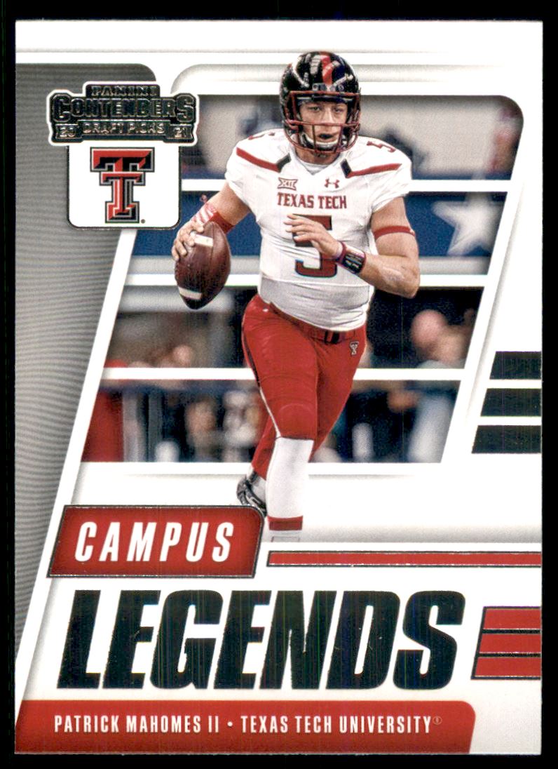 2021 Panini Contenders Draft Picks Campus Legends #2 Patrick Mahomes II