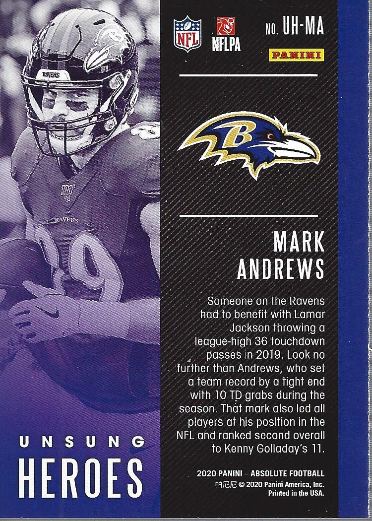 2020 Absolute Football Card Pick (Inserts)