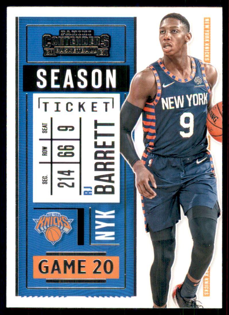 2020-21 Panini Contenders #80 RJ Barrett on Fanatics Collect