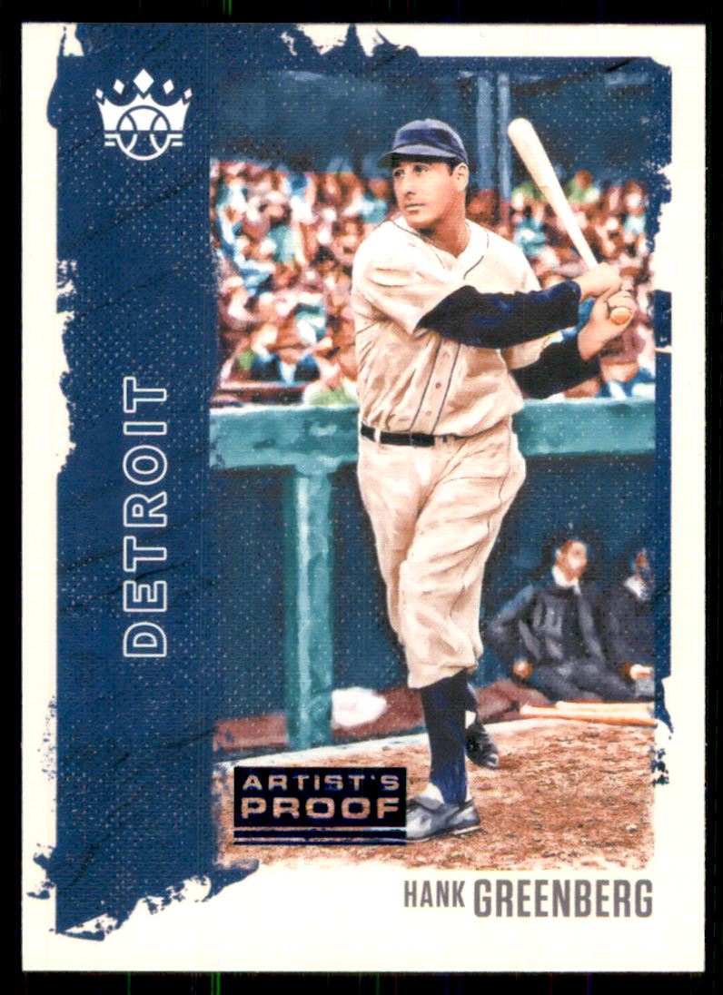 2021 Diamond Kings Artist Proof Blue #8 Hank Greenberg