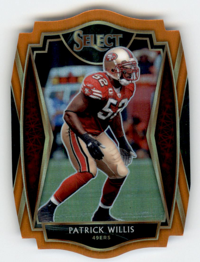2020 Select Prizm Orange Die Cut #134 Patrick Willis