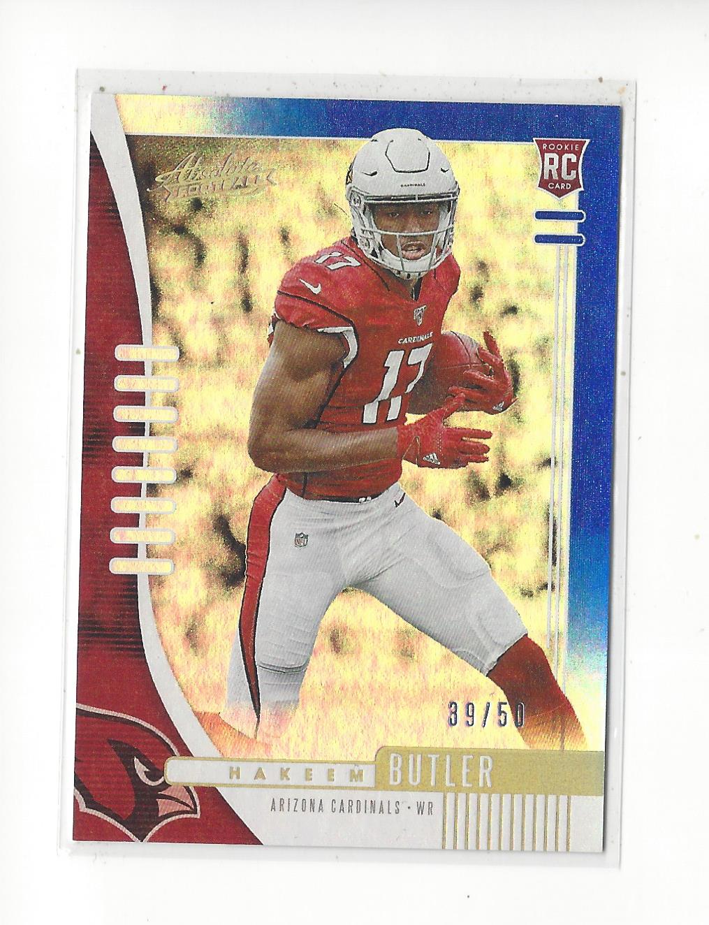 2019 Absolute Spectrum Blue #119 Hakeem Butler