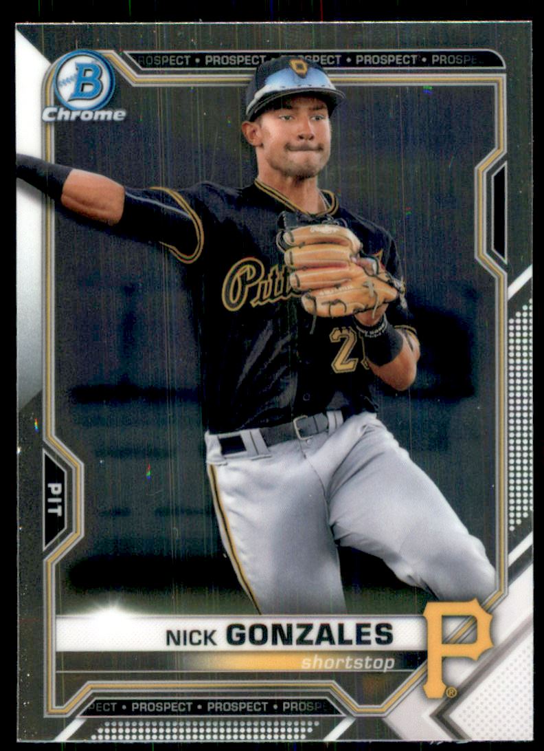 2021 Bowman Chrome Prospects #BCP34 Nick Gonzales