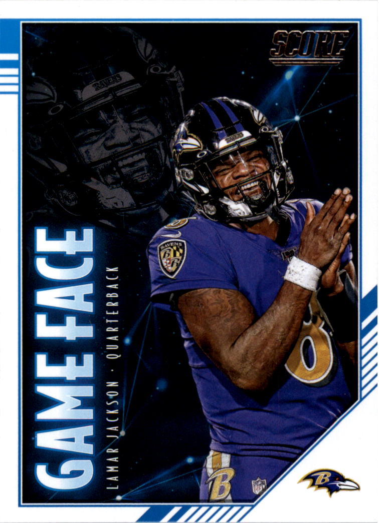 2020 Score Game Face Football Card Pick (Inserts)