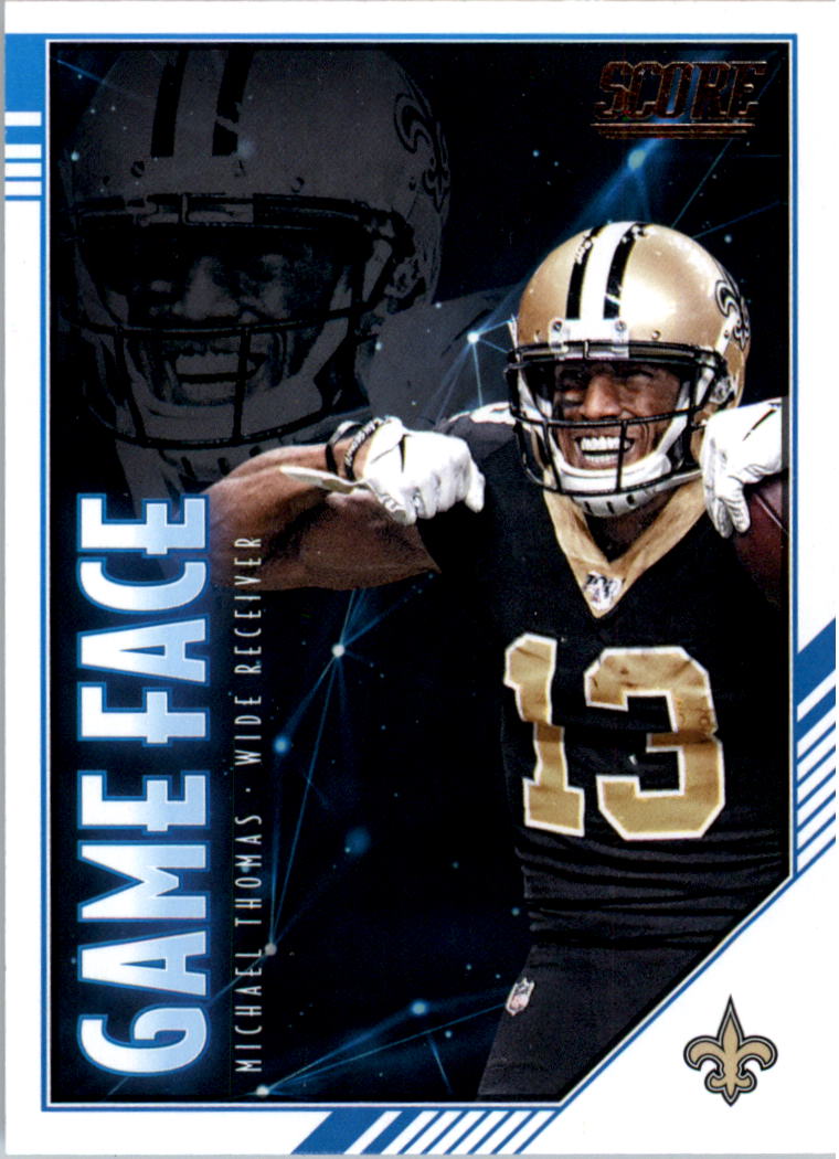 2020 Score Game Face Football Card Pick (Inserts)