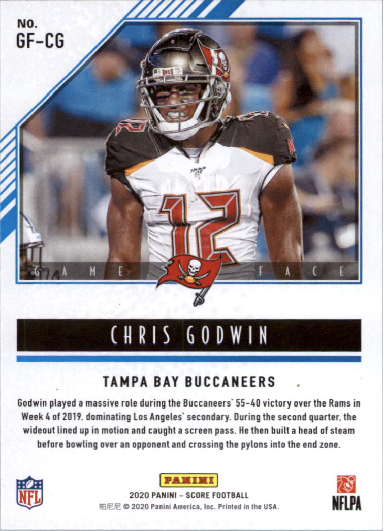 2020 Score Game Face Football Card Pick (Inserts)