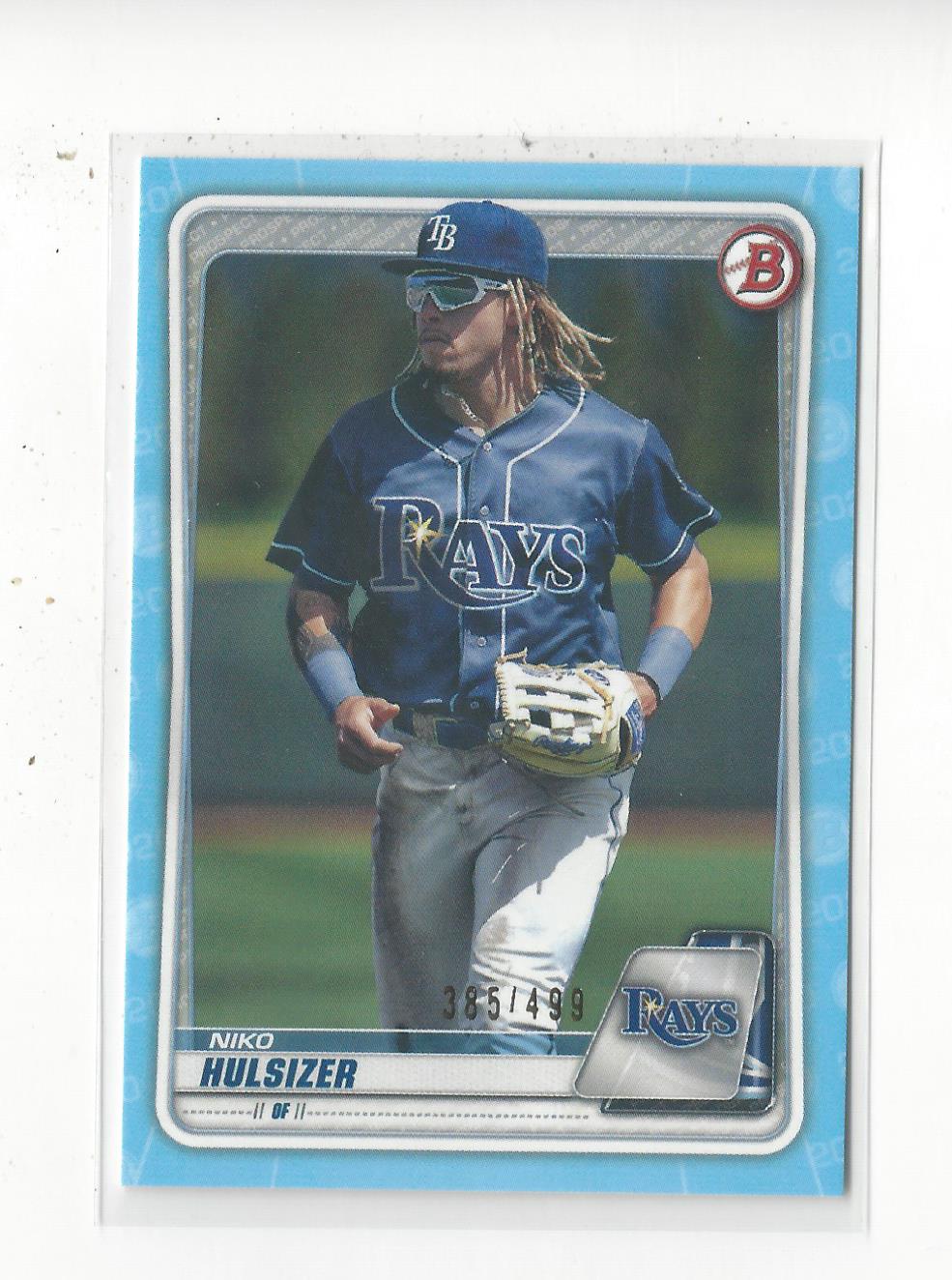 2020 Bowman Draft Sky Blue #BD1 Niko Hulsizer