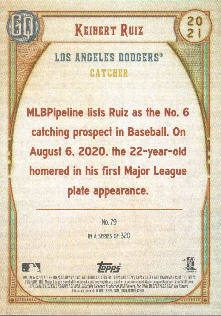 2021 Topps Gypsy Queen Baseball Chrome Box Toppers Insert: Pick from List - Picture 3 of 21