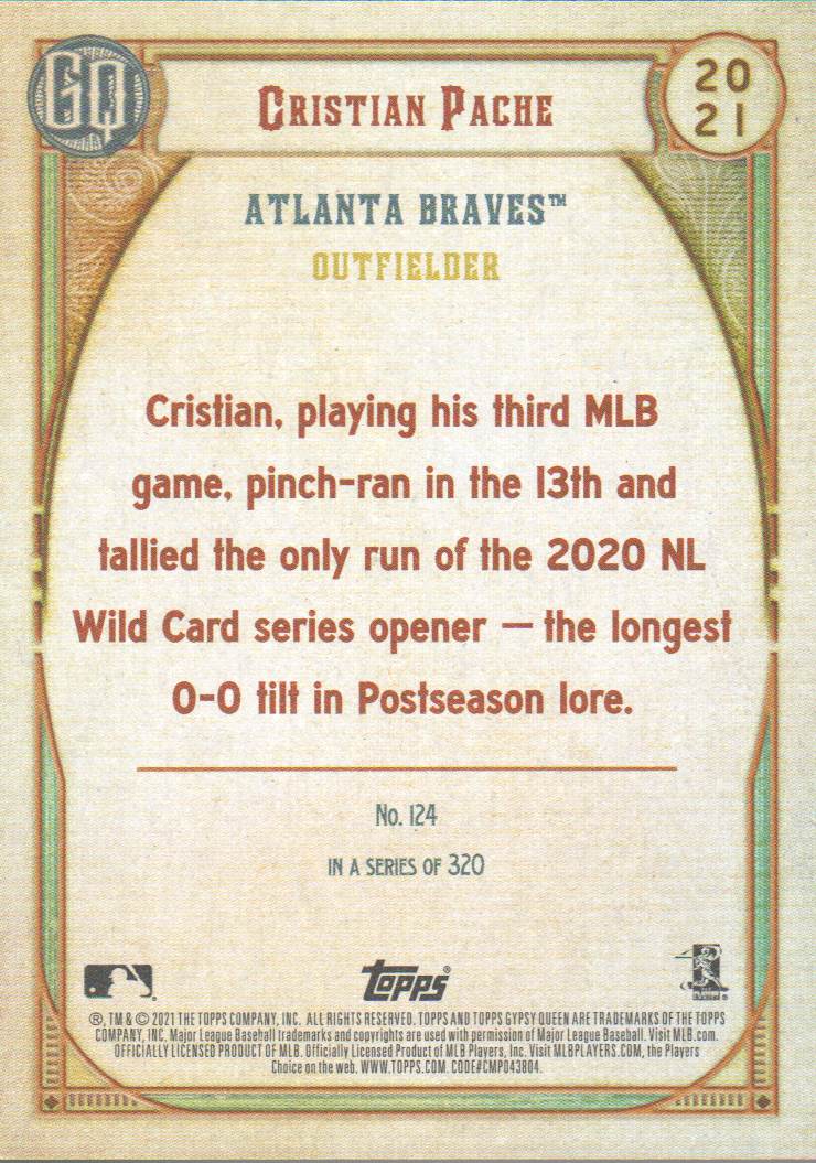 2021 Topps Gypsy Queen Baseball Chrome Box Toppers Insert: Pick from List - Picture 11 of 21