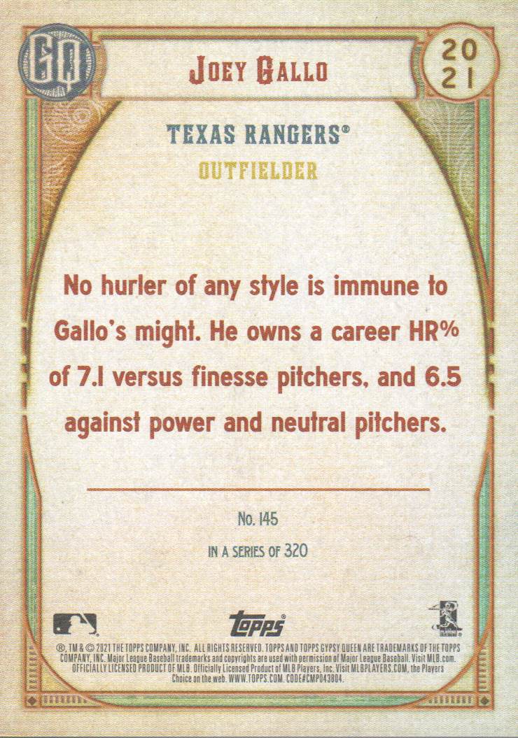 2021 Topps Gypsy Queen Baseball Chrome Box Toppers Insert: Pick from List - Picture 13 of 21