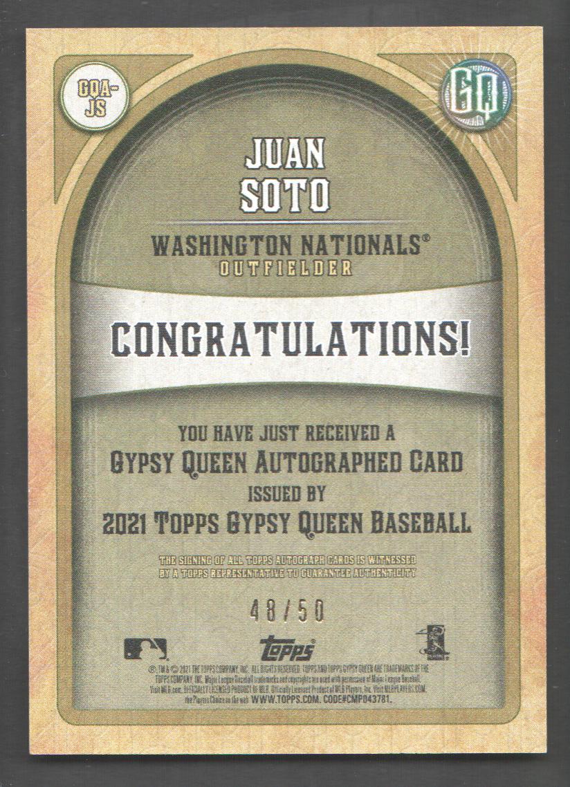 Juan Soto Autographed Washington Nationals Authentic White Jersey